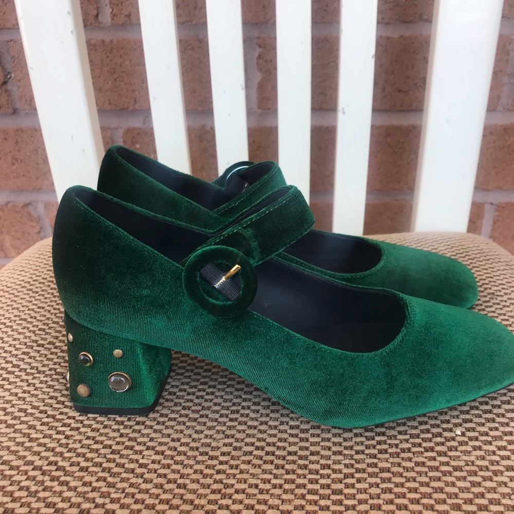 Leather and fabric shoes for sale